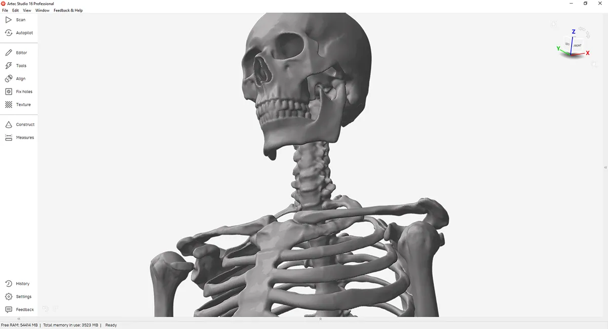 Hochgenaue 3D-Erfassung feiner forensischer Details